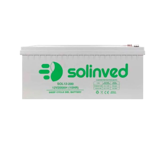 Аккумуляторная батарея Solinved 200-12 GEL 12V 200 Ah (37425)