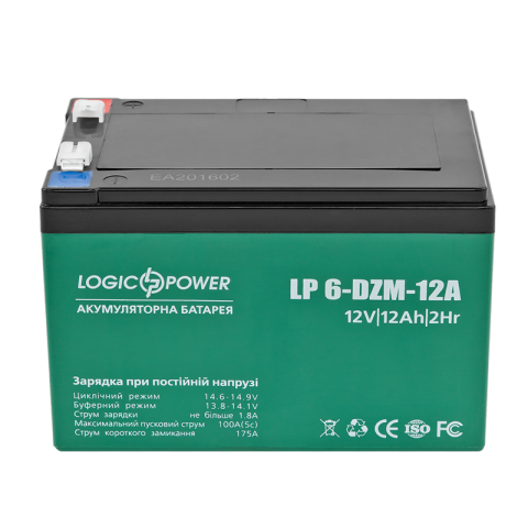 Аккумулятор тяговый LogicPower LPM 6-DZM-12